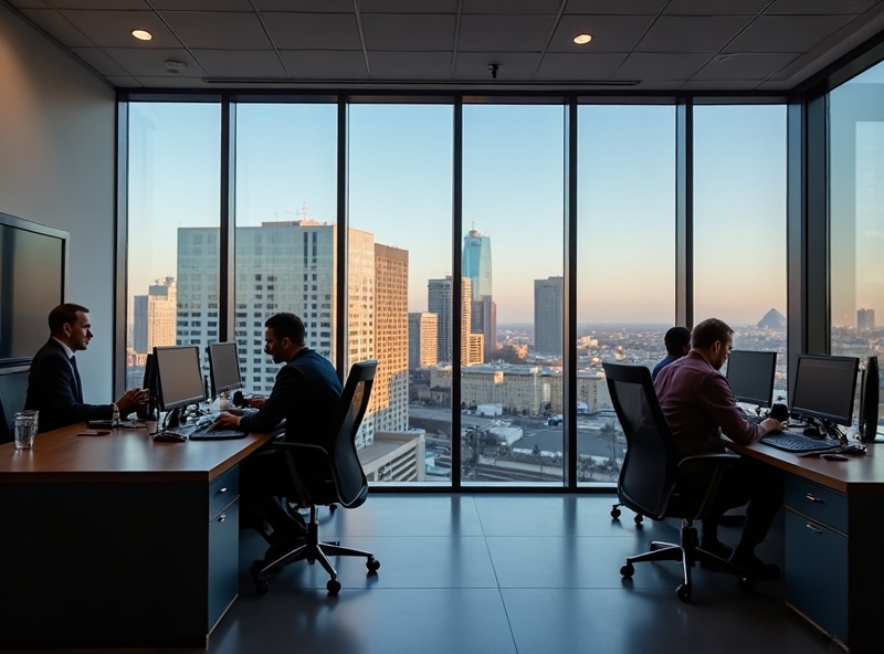 Modern logistics office