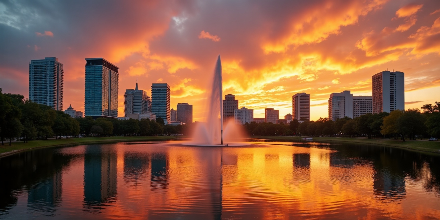Orlando Florida downtown skyline