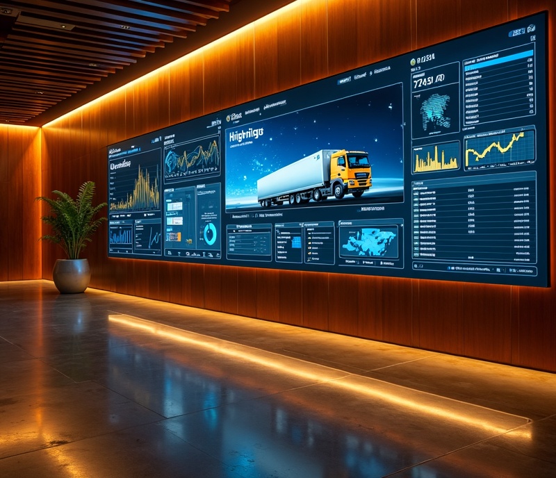 Premium logistics operations dashboard
